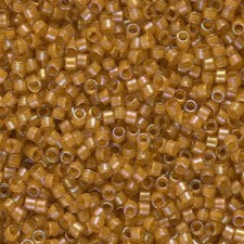 Miyuki delica Beads 11/0 - Goldenrod lined topaz ab DB-272